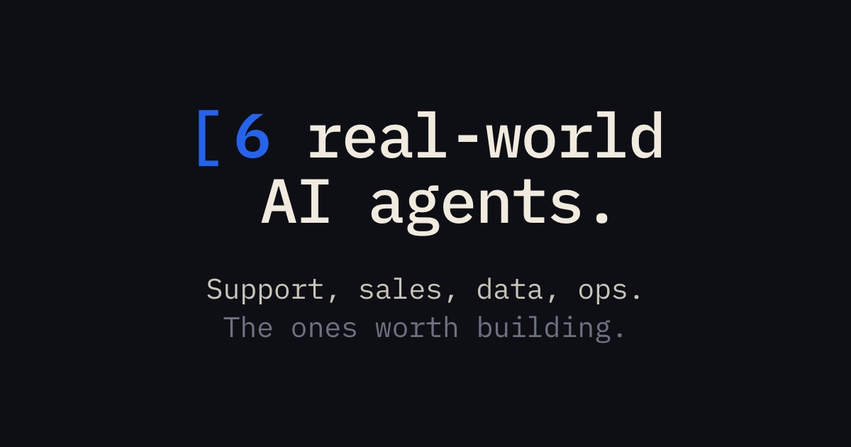 AI Agent Examples: 6 Real-World Use Cases to Build in 2026