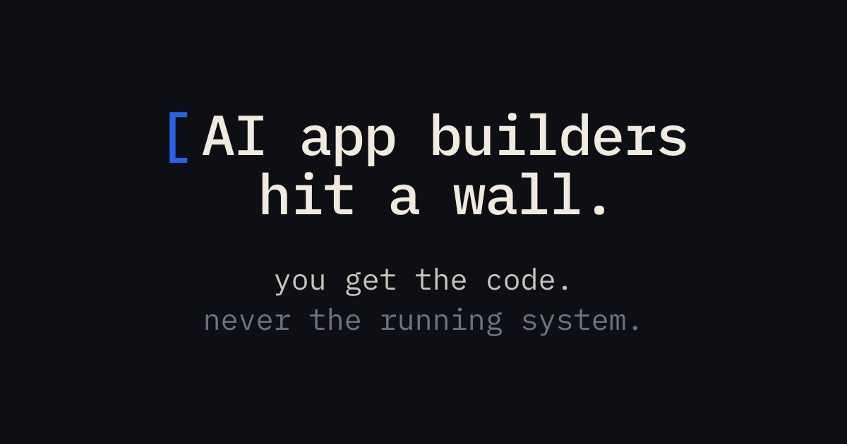 Why AI App Builders Hit a Wall — and What to Do Instead